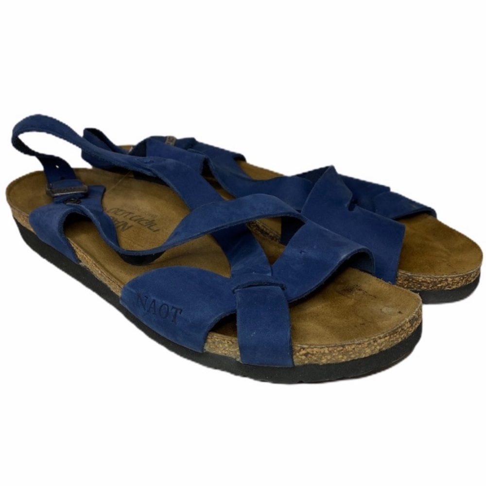 NAOT Blue crisscross Strap Cork Sandal L7 38